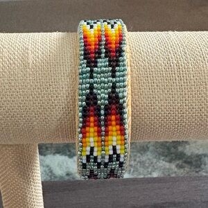 Navajo Indian Hand Beaded Bracelet